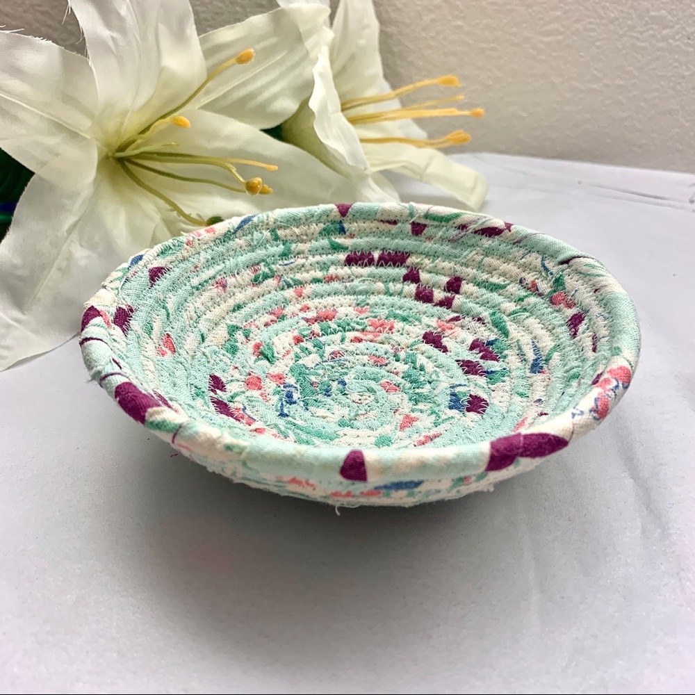 3 For $10**Fabric Woven Sewn Bowl - Petite Basket**